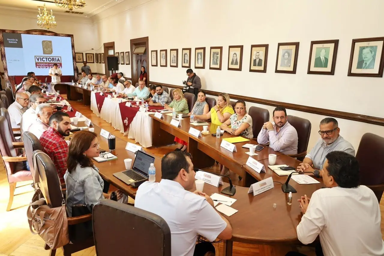 El presidente municipal hizo un llamado a la sociedad victorense a dejar de lado el tema electoral y dar continuidad a los proyectos. Foto: Ignacio Aceves