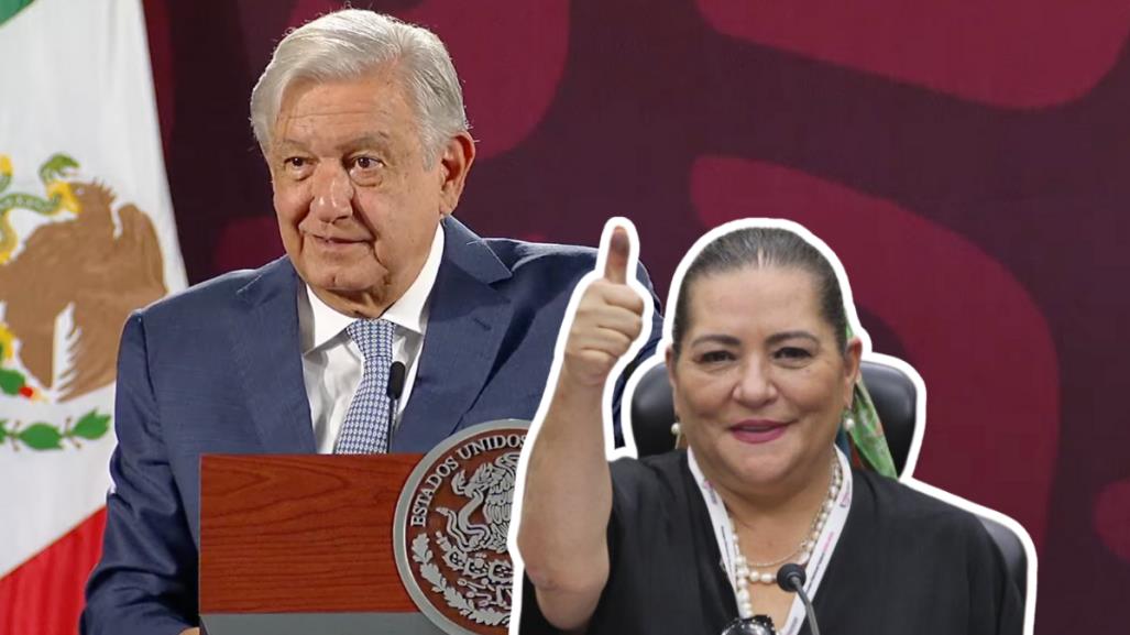 AMLO defiende a presidenta del INE