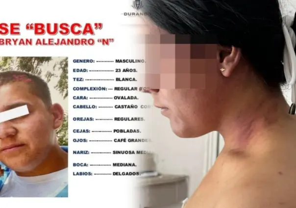 Buscan a Bryan Alejandro por intento de feminicidio en Durango
