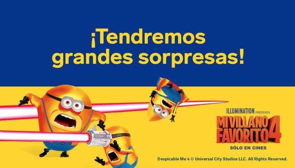 Invitación para los fanáticos de la película Mi Villano Favorito Foto: 7-Eleven México.