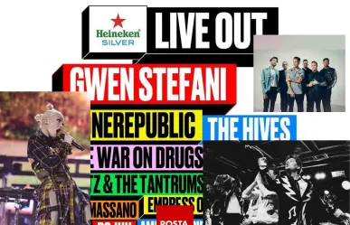 Revelan el line up del LIVE OUT; Gwen Stefani y One Republic encabezan el cartel