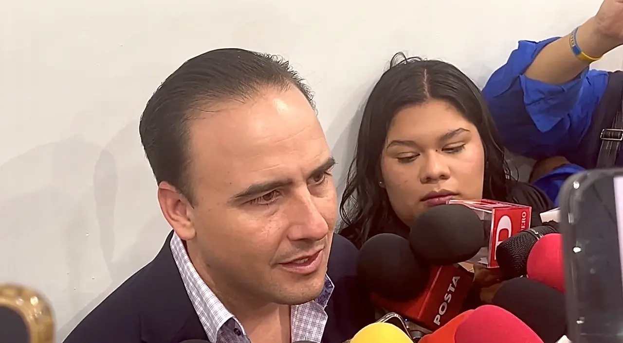 Manolo Jiménez, Gobernador de Coahuila en entrevista (Fotografía:Edgar Romero)