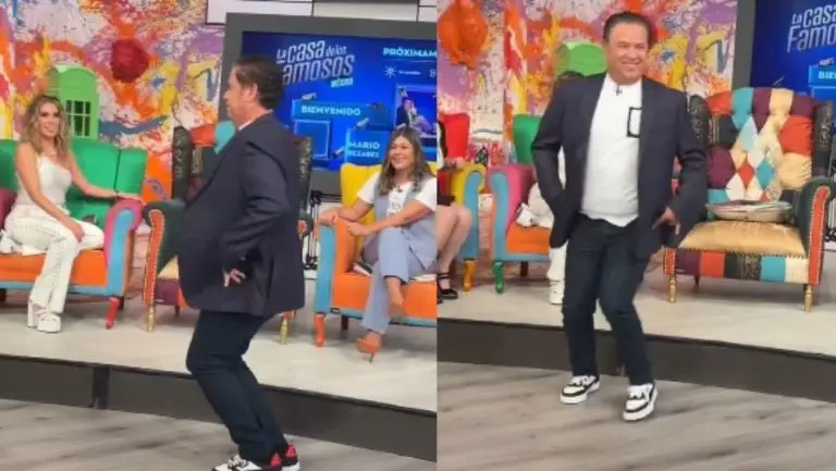 Famosos como Julián Gil también dieron su opinión ante el baile que se aventó en Hoy Mario Bezares. Foto. Captura Instagram @Programa Hoy