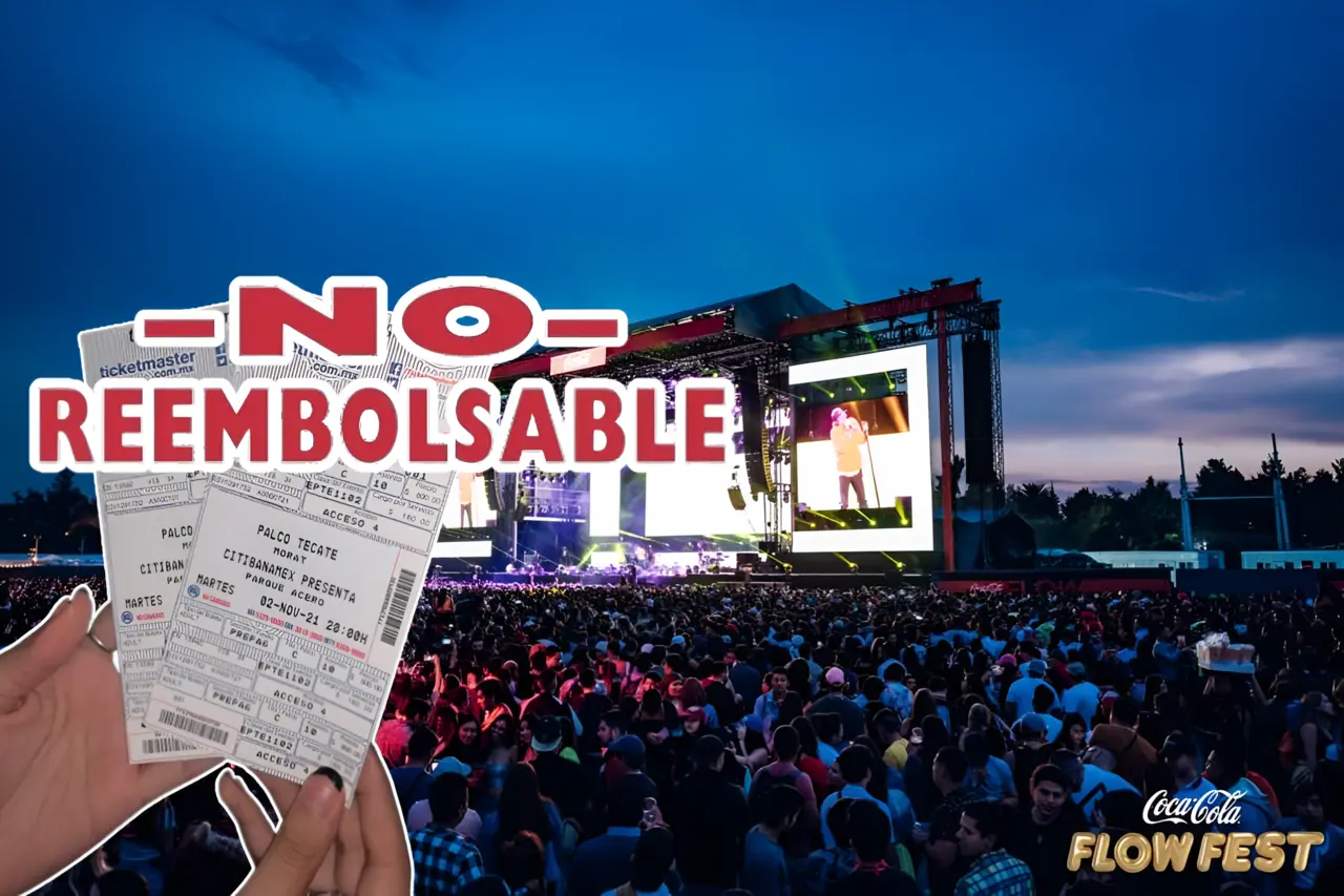 No reembolsos en Ticketmaster.  Foto: Especial