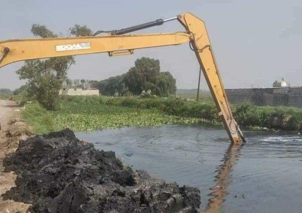 Prevención de inundaciones en Lerma: Desazolve en el Río Ameyalco