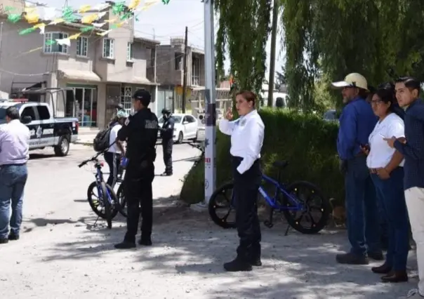 Refuerzan seguridad en San Mateo Atenco