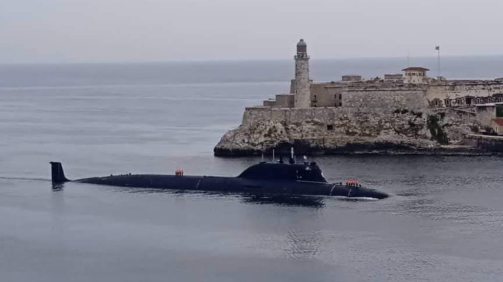 Submarino nuclear ruso llega a Cuba junto a flota militar ¿Para qué?