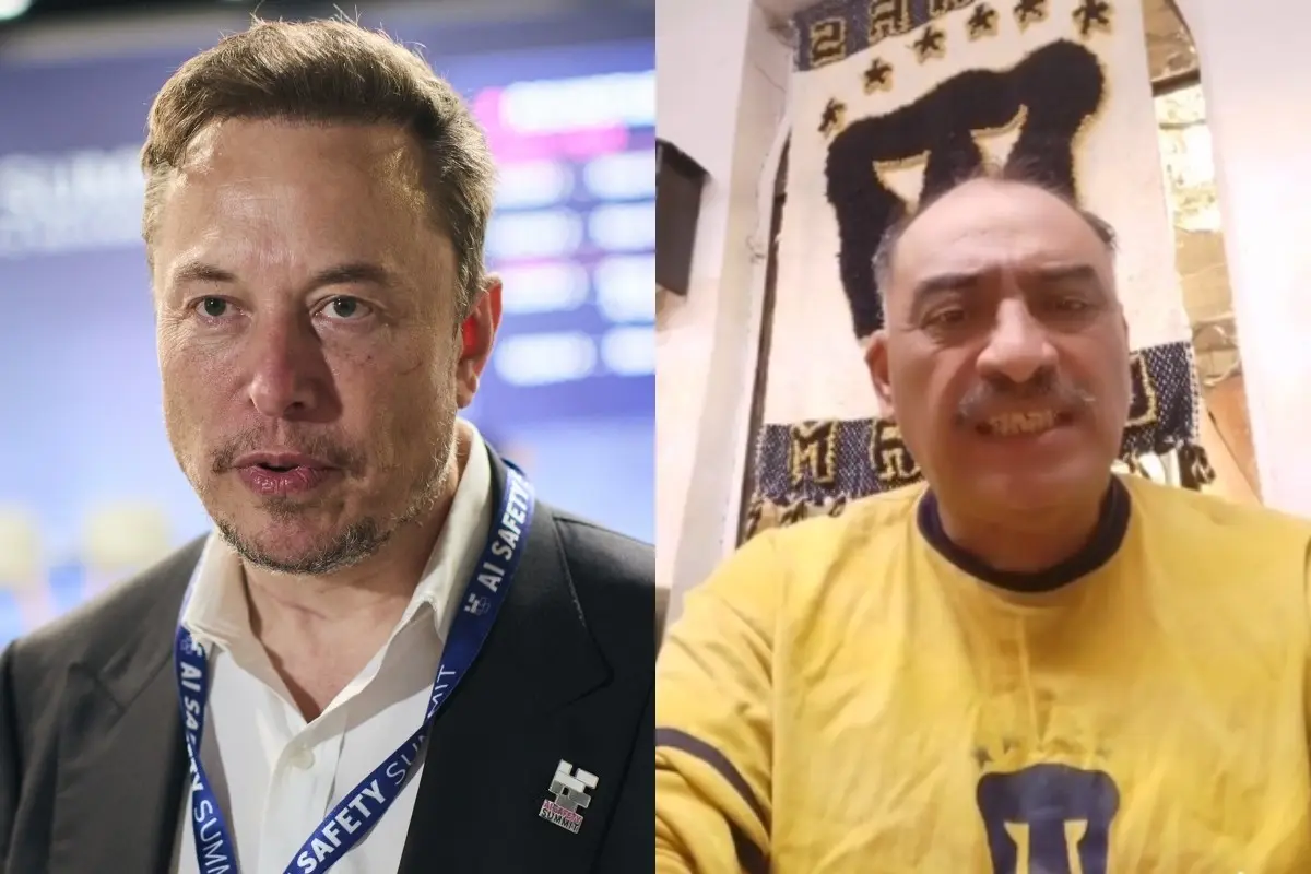 Elon Musk y Don Beto Foto: Especial