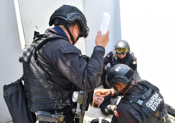 Capacita SSPT al personal operativo con curso de Medicina Táctica Policial