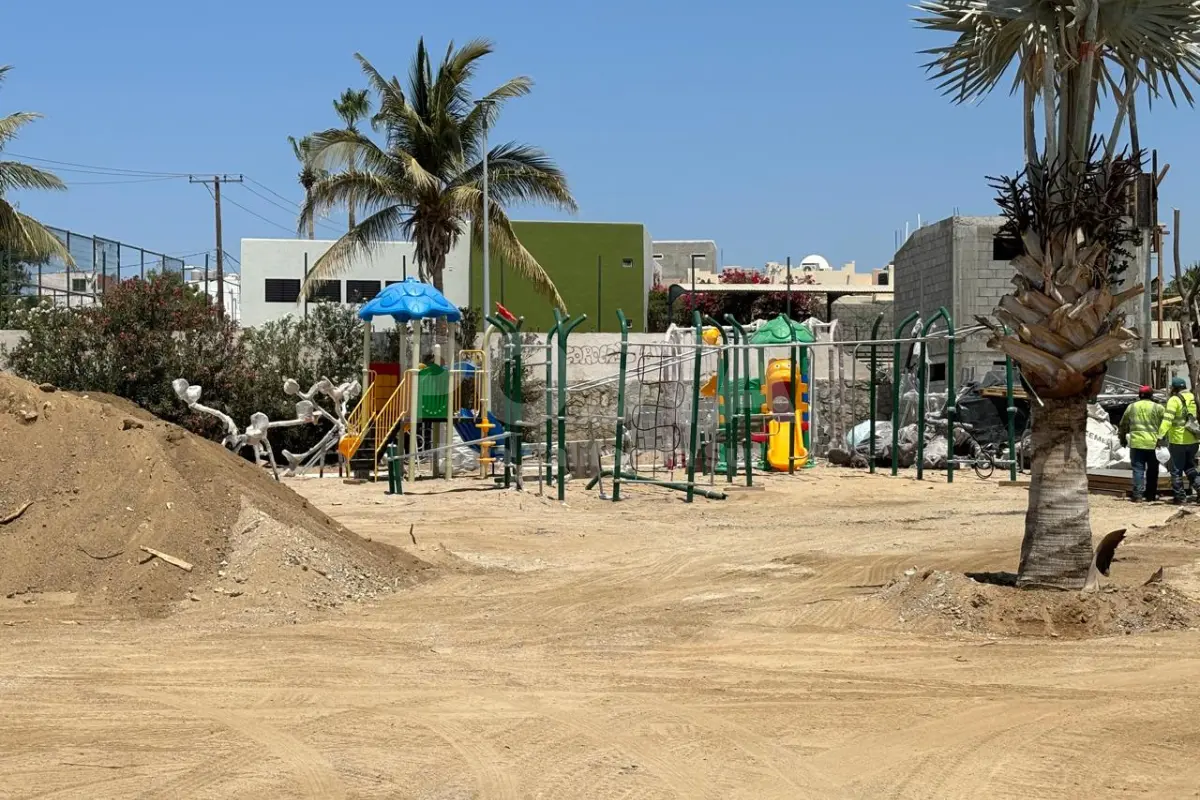 Juegos infantiles en el parque Arcos del Sol. Foto: Irving Thomas / POSTA BCS