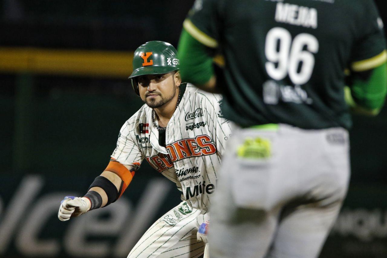 Los Leones de Yucatán lograron una victoria contundente por pizarra de 10 - 2 ante los Bravos de León.- Foto cortesía