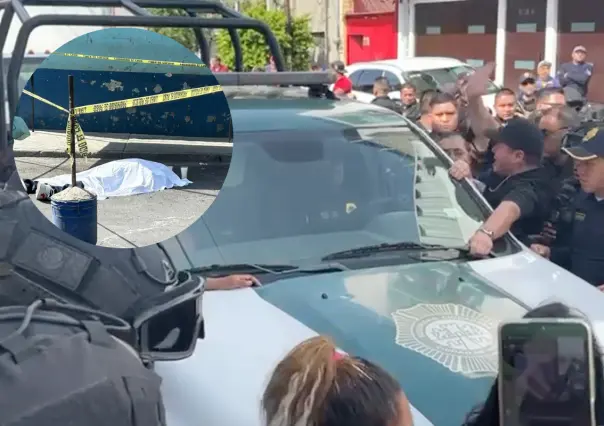 Hombre muere por infarto tras riña entre civiles y policías en Leyes de Reforma