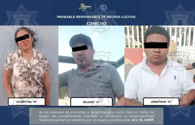 Detienen a pareja colombiana y hombre mexicano por cohecho en Metepec