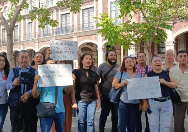 Protestan reporteros por agresión contra compañera en Morelos