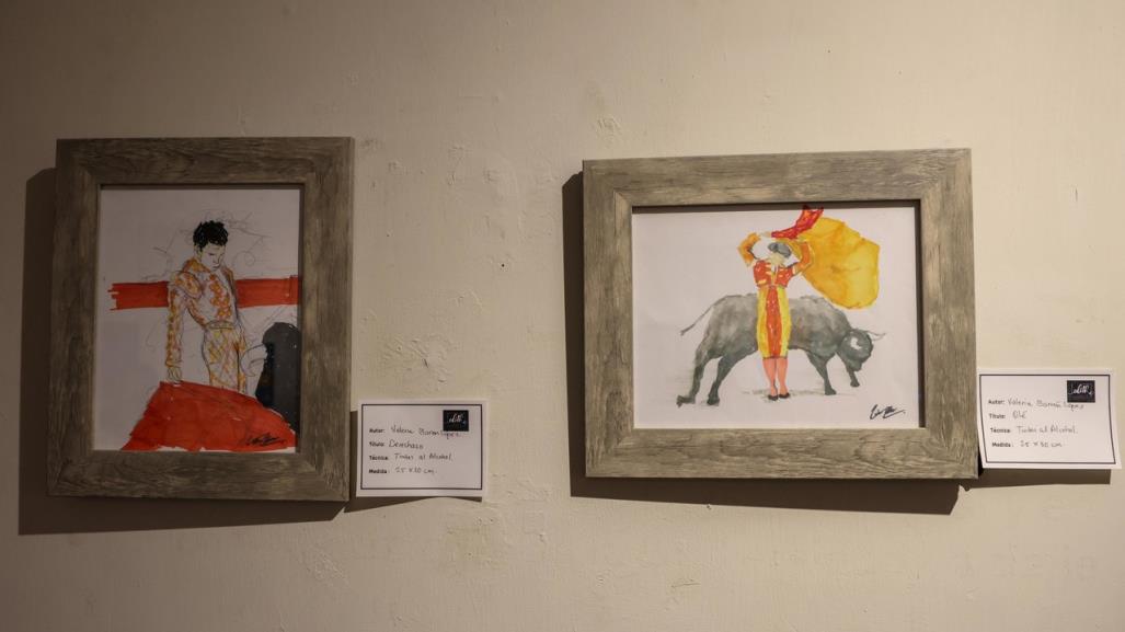 ”Toros y colores”, pequeños artistas participan en exposición plástica