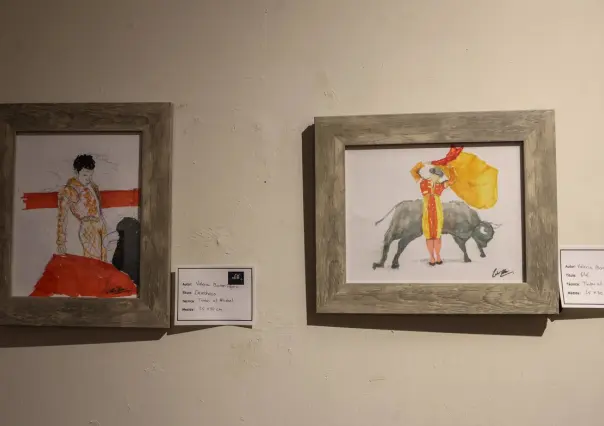 ”Toros y colores”, pequeños artistas participan en exposición plástica