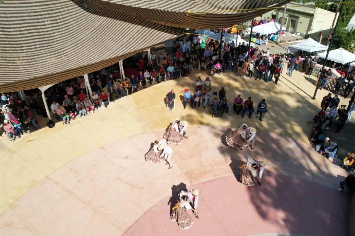 Baile popular en San Antonio. Foto: Gobierno de BCS