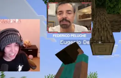 ¡Burro! Eugenio Derbez se pone a jugar Minecraft con Quackity (VIDEO)