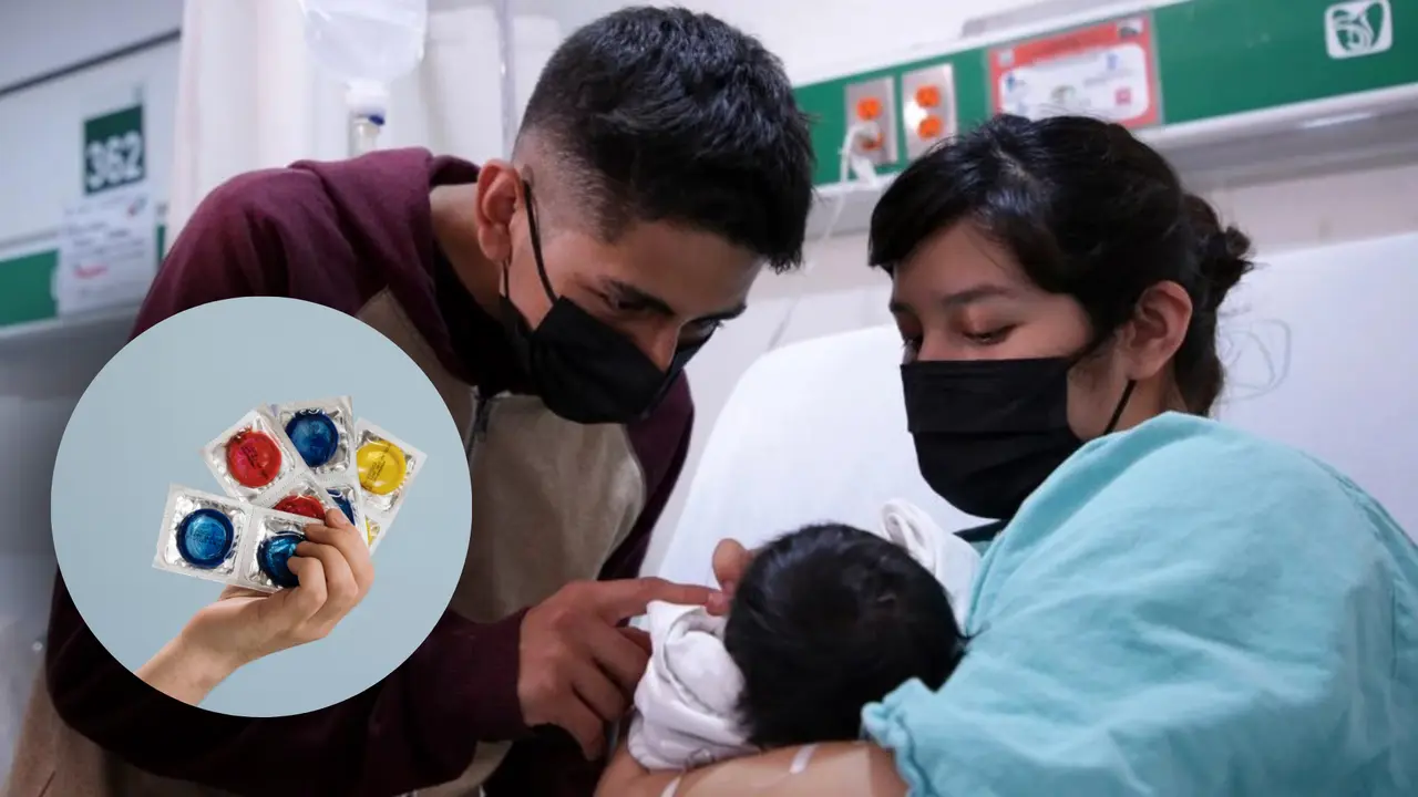 Padres recibiendo a su hijo en clínica del IMSS / Foto: IMSS Coahuila