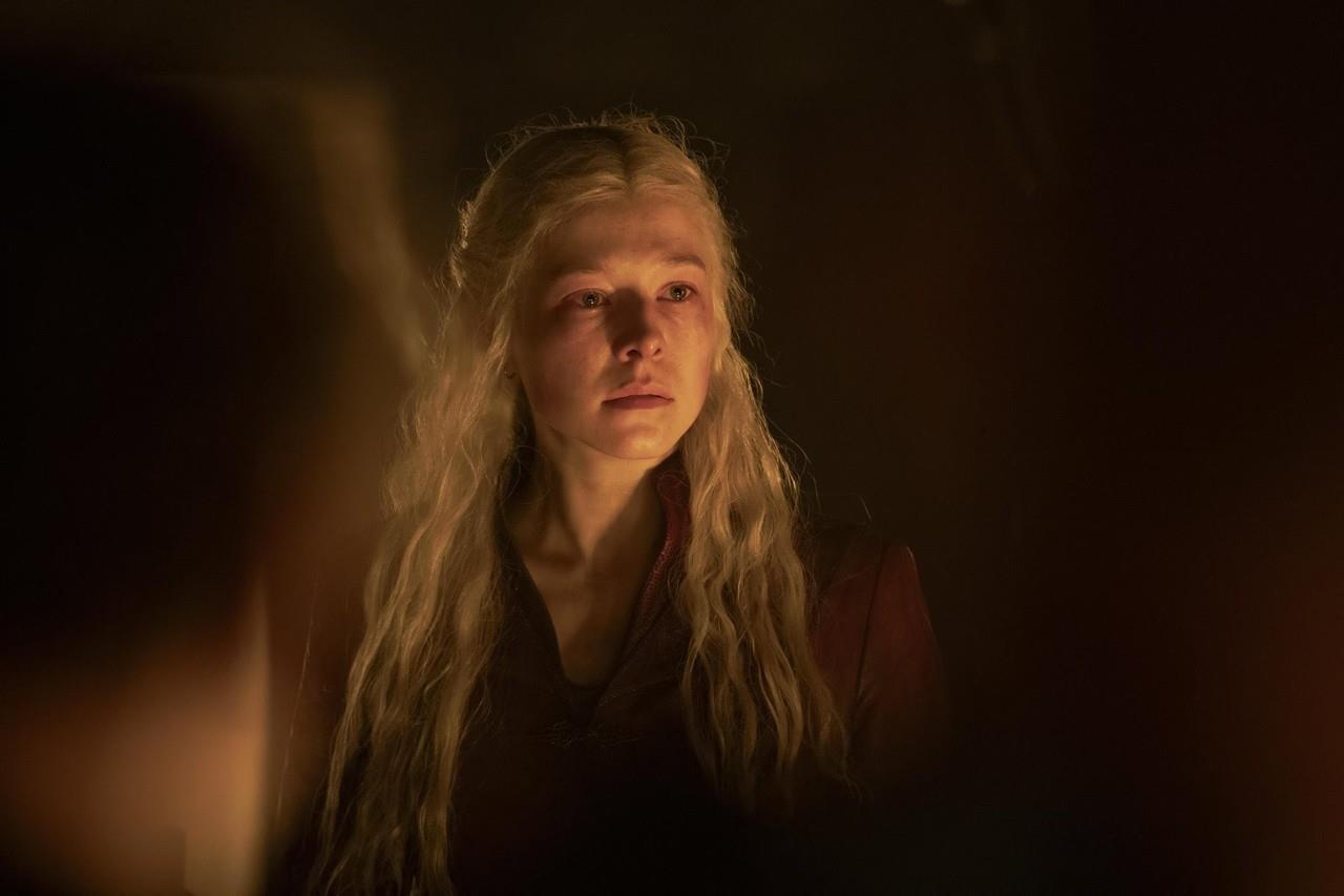 Emma DArcy interpreta a Rhaenyra Targaryen en La Casa del Dragón. Foto: HBO