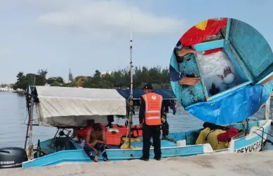 Decomisan más de una tonelada de pescado en puerto de abrigo de Yucalpetén