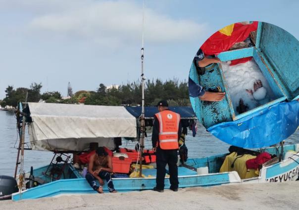 Decomisan más de una tonelada de pescado en puerto de abrigo de Yucalpetén