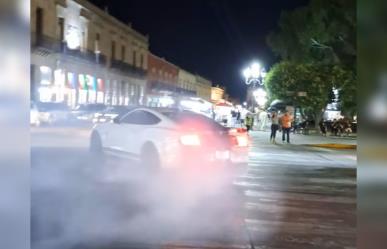 VIDEO: Captan deportivo realizar acrobacias frente a Catedral de Durango