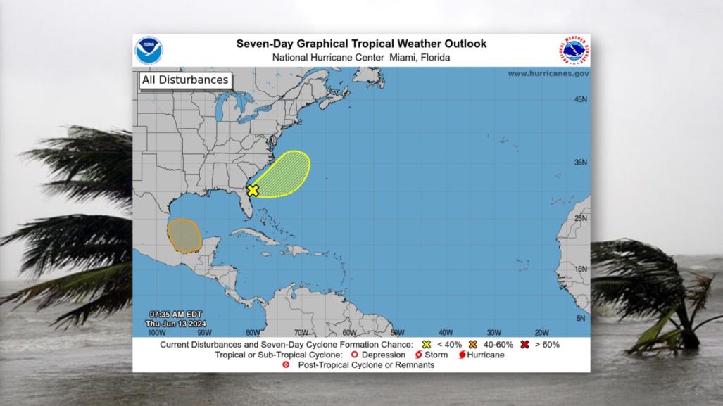 Aumenta a 40% la probabilidad de ciclón tropical en el Golfo de México