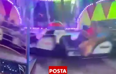 Desastre en feria: Falla en juego mecánico en Tabasco lanza a dos personas