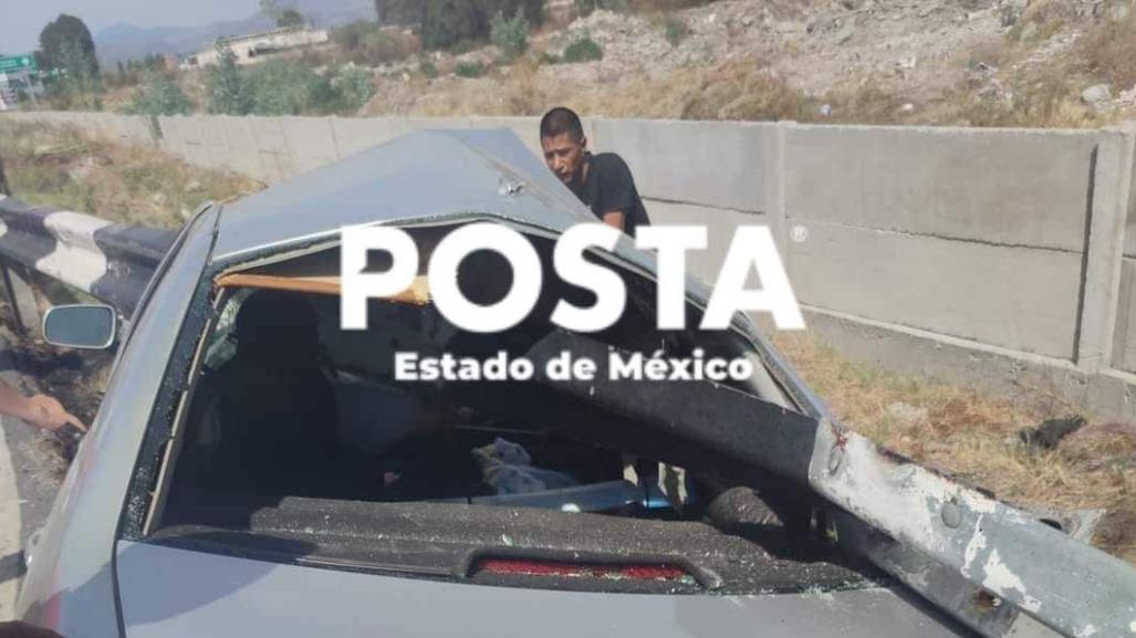 Accidente deja una mujer sin vida en el Peñón-Texcoco