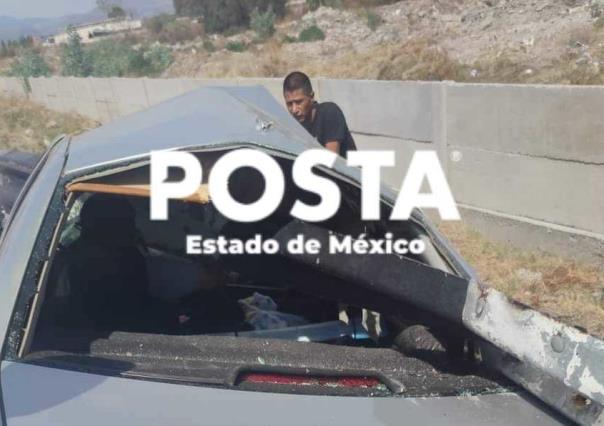 Accidente deja una mujer sin vida en el Peñón-Texcoco