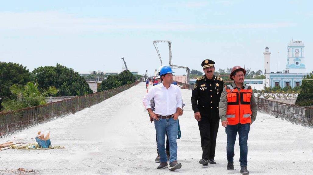 Mauricio Vila supervisa el avance del Viaducto Elevado en Progreso