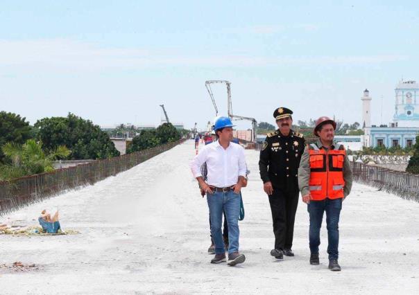 Mauricio Vila supervisa el avance del Viaducto Elevado en Progreso