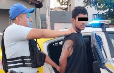 Detienen a hombre por robar cableado