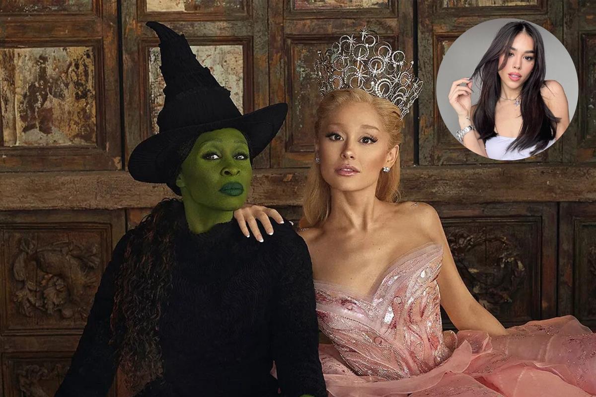 Ariana Grande y Danna Paola en Wicked, Foto: Especial