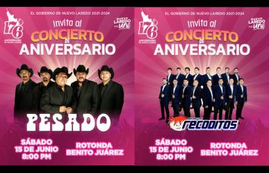 Cerrarán vialidades por concierto de aniversario con Pesado y Banda los Recodito