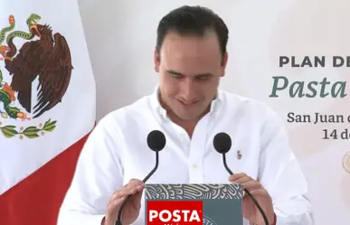 Abuchean a gobernador Manolo Jiménez en evento en Coahuila con AMLO y Sheinbaum