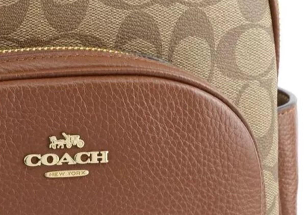 Las mochilas Coach se caracterizan por ser modelos sumamente elegantes y únicas en su tipo. Foto: Especial