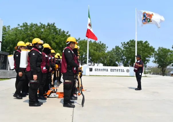 Plan Tamaulipas coadyuva en combate a incendio forestal en Gómez Farías