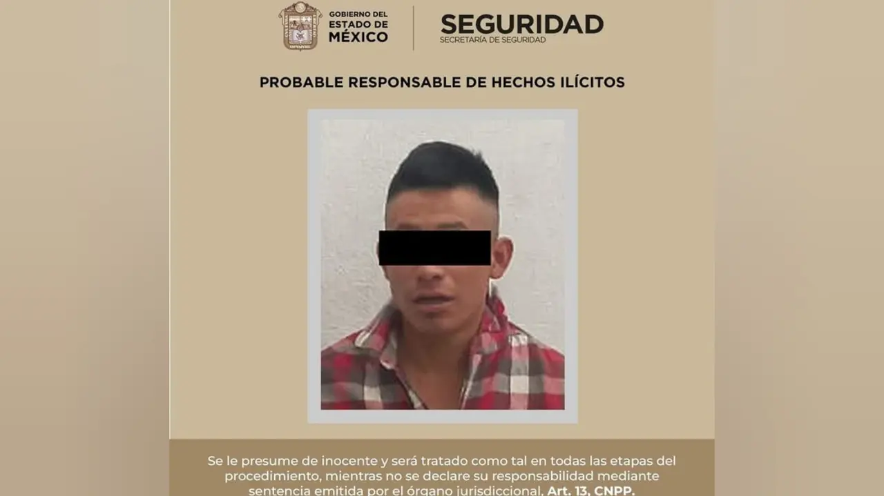 Detenido por robo en transporte público. Foto: Especial