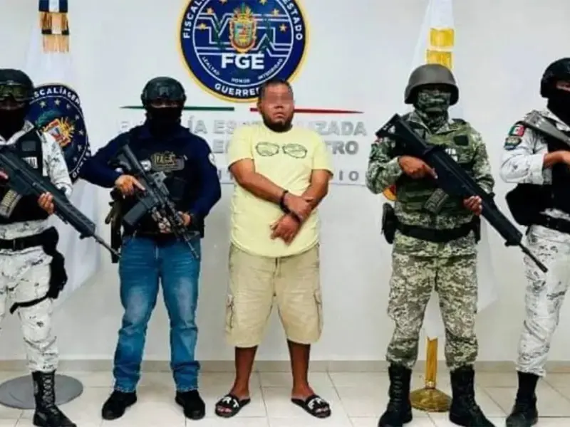 “El Aguado” tiene presumiblemente participación en otro hecho criminal sucedido en Acapulco. Foto: Fiscalía General de Justicia de Guerrero.