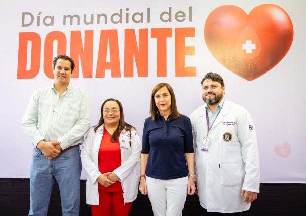 Alcaldesa Cristina Díaz agradece a héroes sin capa por donar sangre en Guadalupe