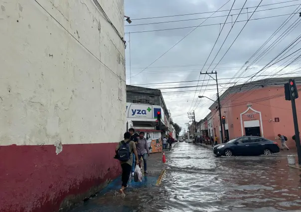 ¿Chaac se molestó?: Torrenciales lluvias dejan inundadas las calles de Mérida