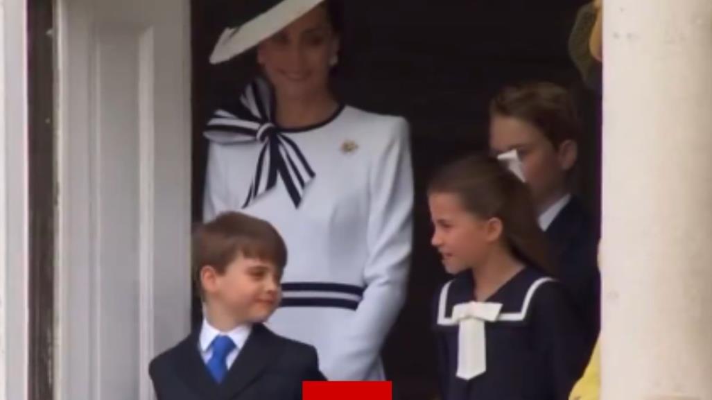 El baile del príncipe Louis se lleva los reflectores en el Trooping the Colour