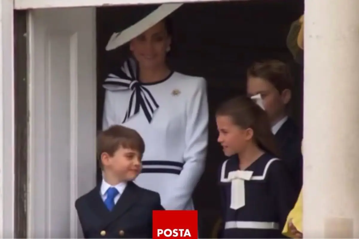 Louis muestra su encanto y carisma ante todos los asistentes del Trooping the Colour. Foto: X