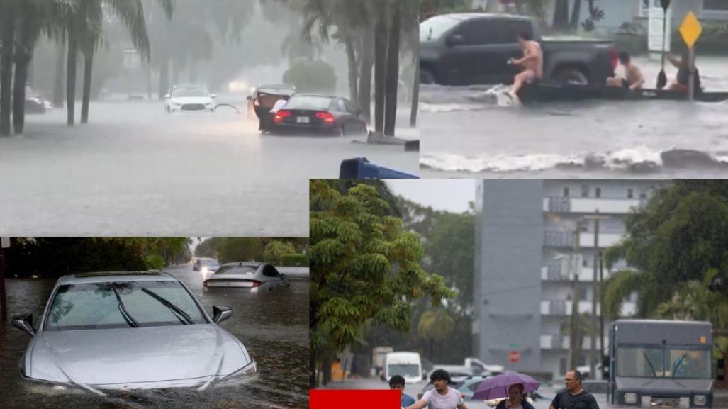 Estado de emergencia en Miami por lluvias e inundaciones