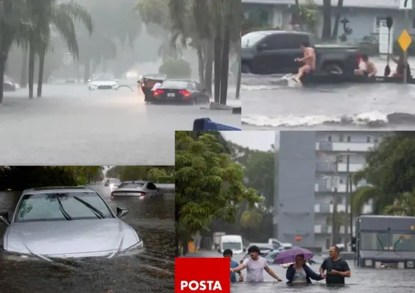 Estado de emergencia en Miami por lluvias e inundaciones