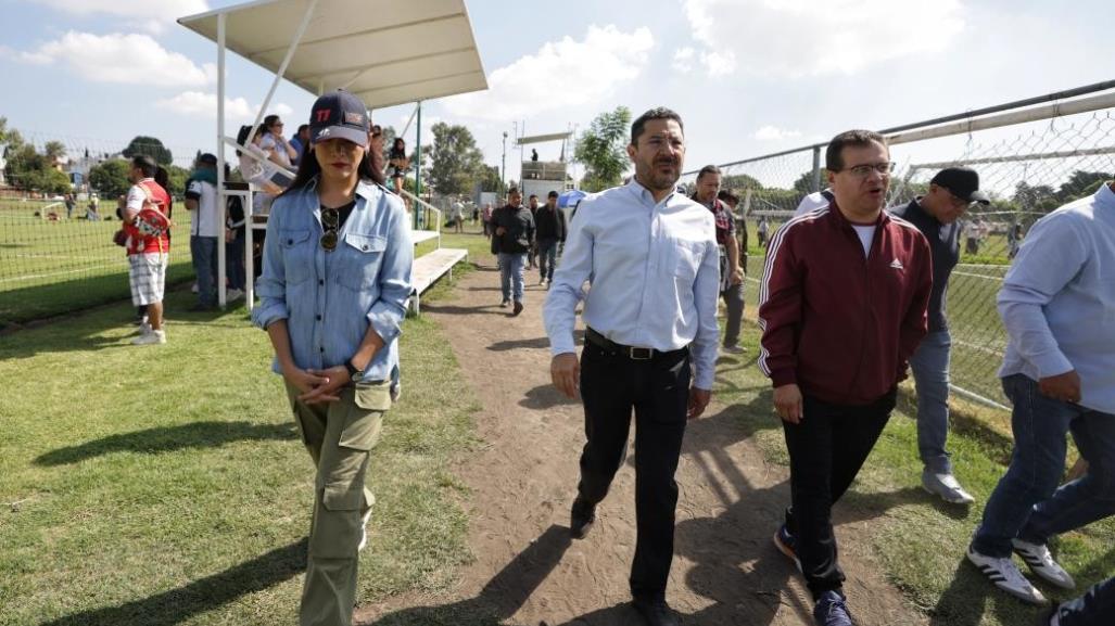 Martí Batres inaugura obras de rehabilitación en deportivo de Coyoacán