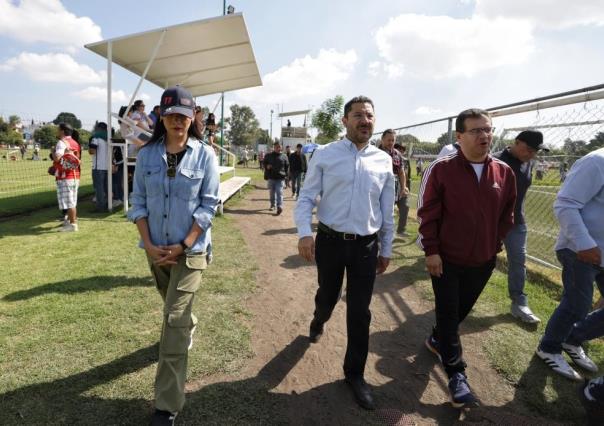 Martí Batres inaugura obras de rehabilitación en deportivo de Coyoacán