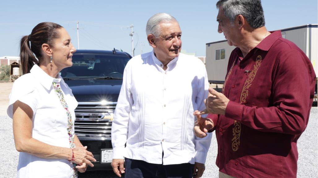 Encabezan presidente, presidenta electa y gobernador reunión en Nuevo Laredo